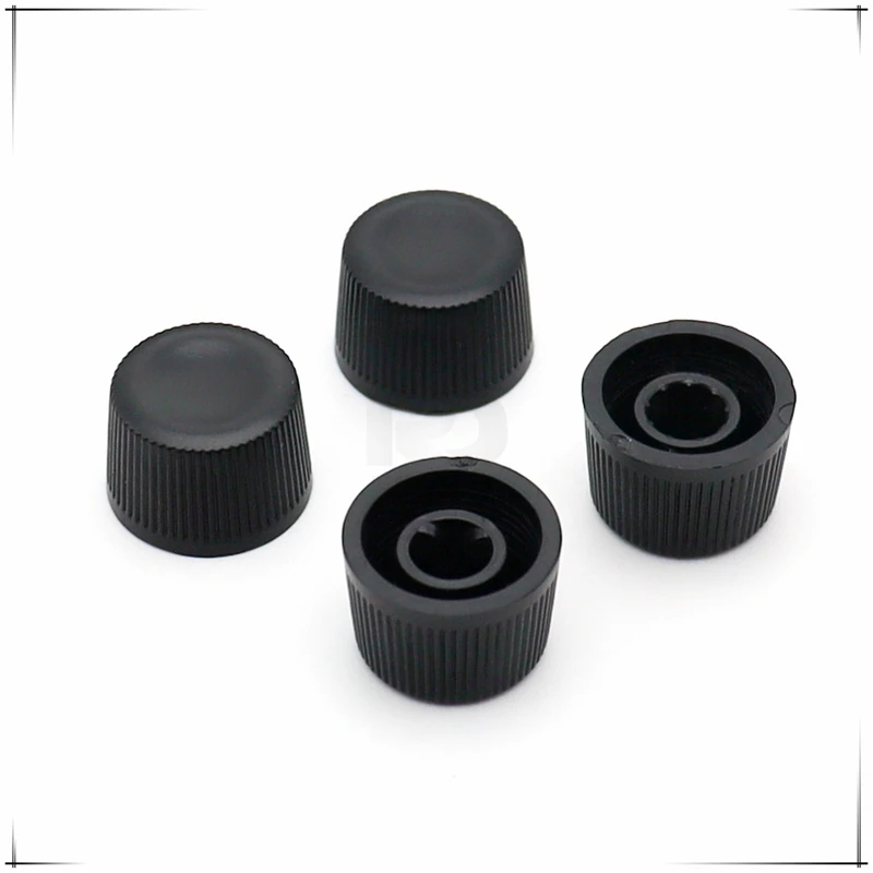 10PCS 16X10.5MM Plastic Potentiometer Encoder Knob cap Amplifier volume knob cap flower Shaped /D Axis Inner Hole 6MM