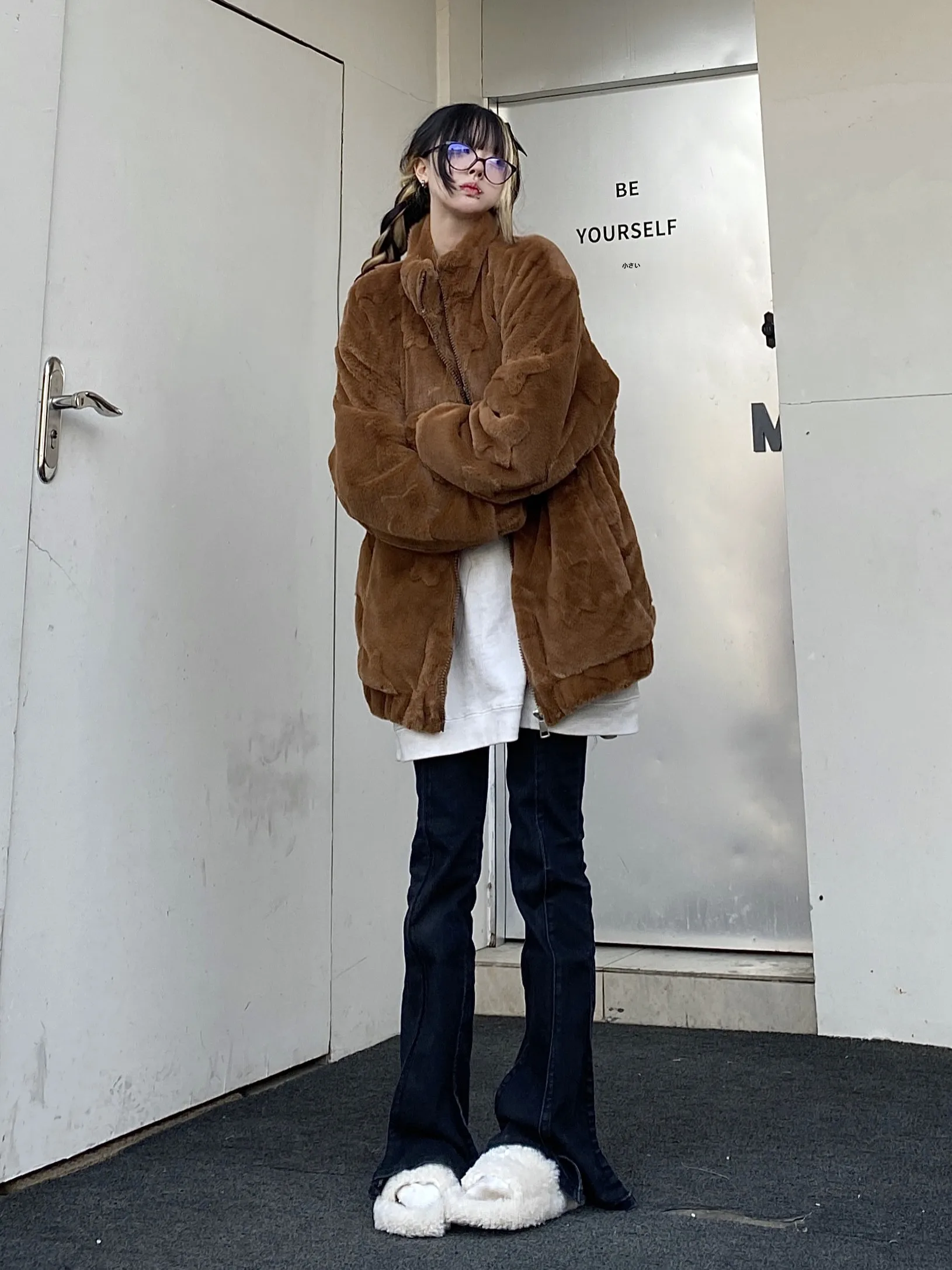 

Карри, воротник-стойка, мягкая хлопковая куртка со звездами для мужчин и женщин, новое американское ретро хлопковое пальто из ягненка с мехом, топ