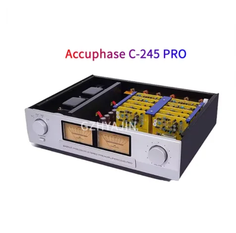 BRZHIFI refer to Accuphase C-245 Circuit Full Balanced HiFi Fever Preamplifier with Remote Control VU Meter RCA XLR Input Output