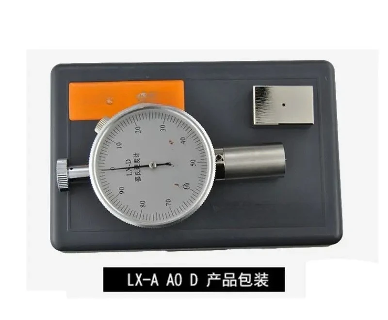 LX-D type hardness tester,  Hard rubber, hard resin, plexiglass, thermoplastic, fiber and other high hardness rubber tester