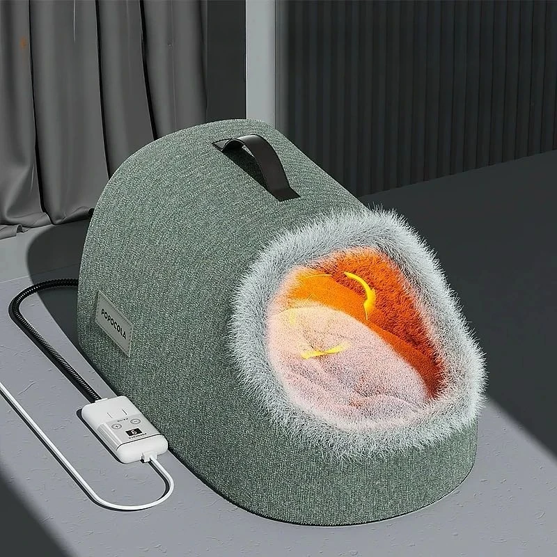 

POPO Multi-gear Constant Temperature Heated Cat Nest Winter Warmth Electric Blanket Detachable Skin-friendly Soft Pet Supplies