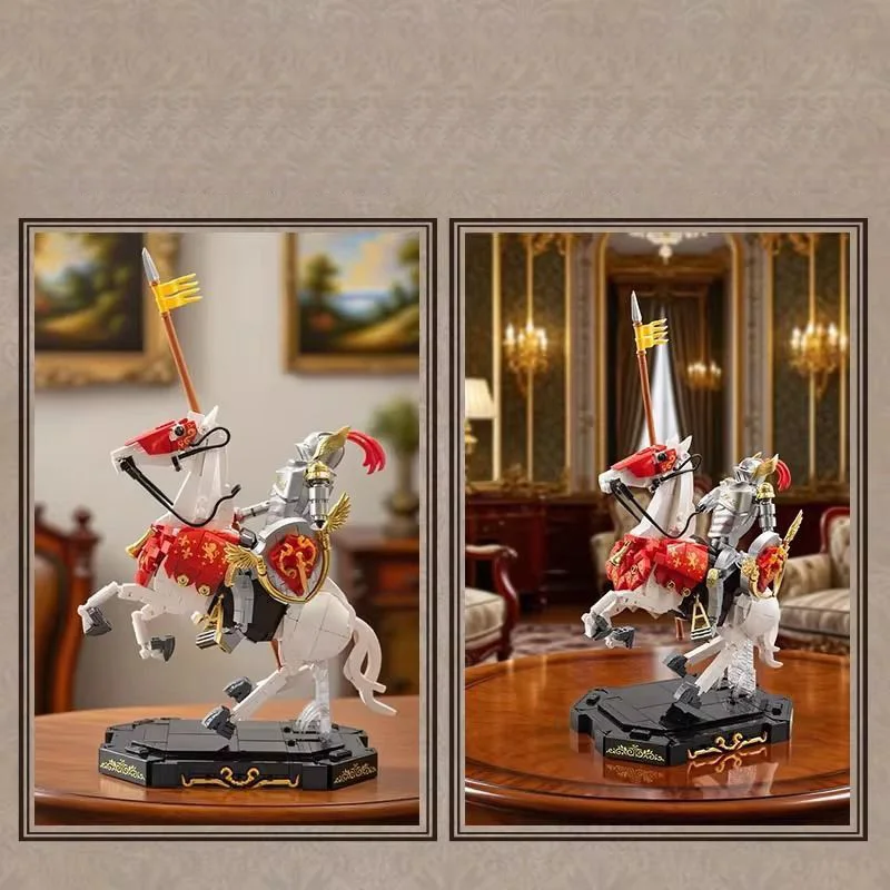 

Idea Movie Game Building Block Medieval Knight Figures Construction Brick Model Sets Educational Toys Collection For Gift
