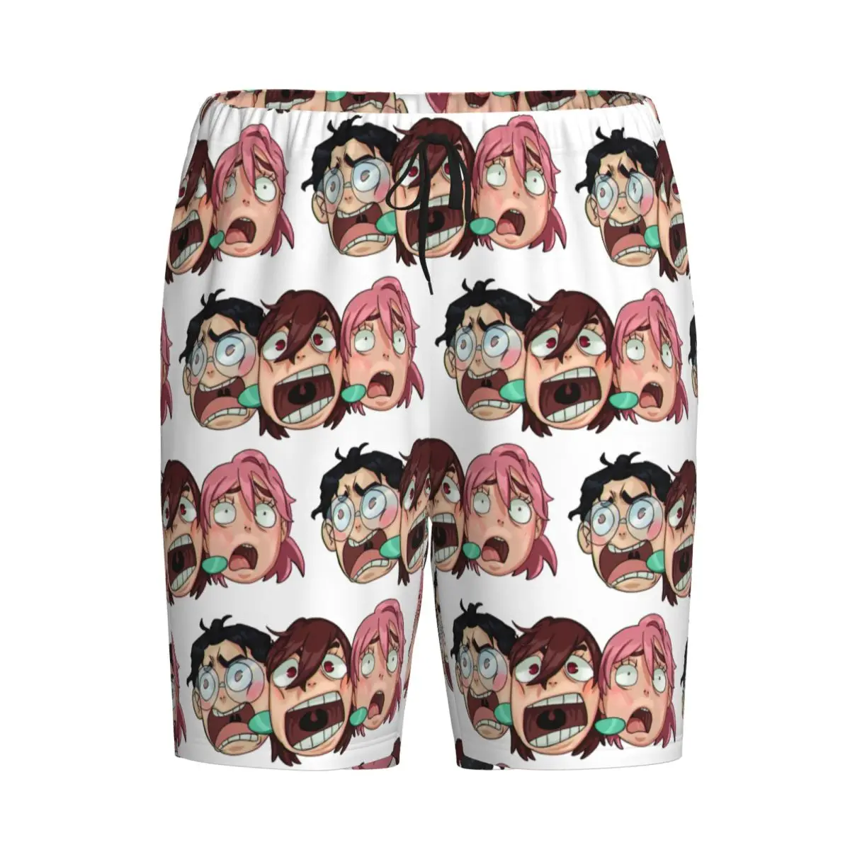 

Мужские пижамные шорты/брюки для сна и отдыха с принтом аниме/манги Dandadan