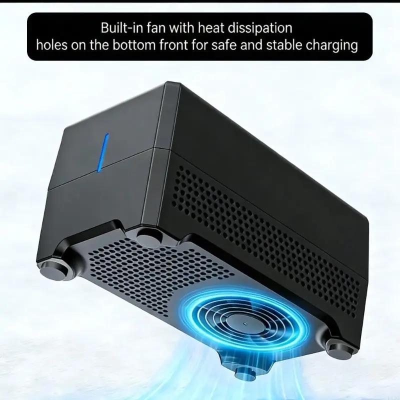 30 Input Type C Charging Unit Thin Profile With Advanced security Features For Various Gadgets F19E