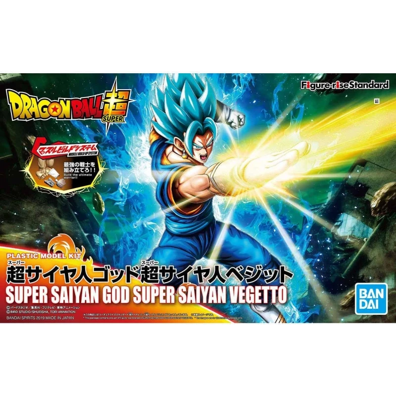 

Bandai Original Figure-rise Standard SUPER SAIYAN GOD SUPER SAIYAN VEGETTO Action Figure Assembly Model Toys Gifts For Children