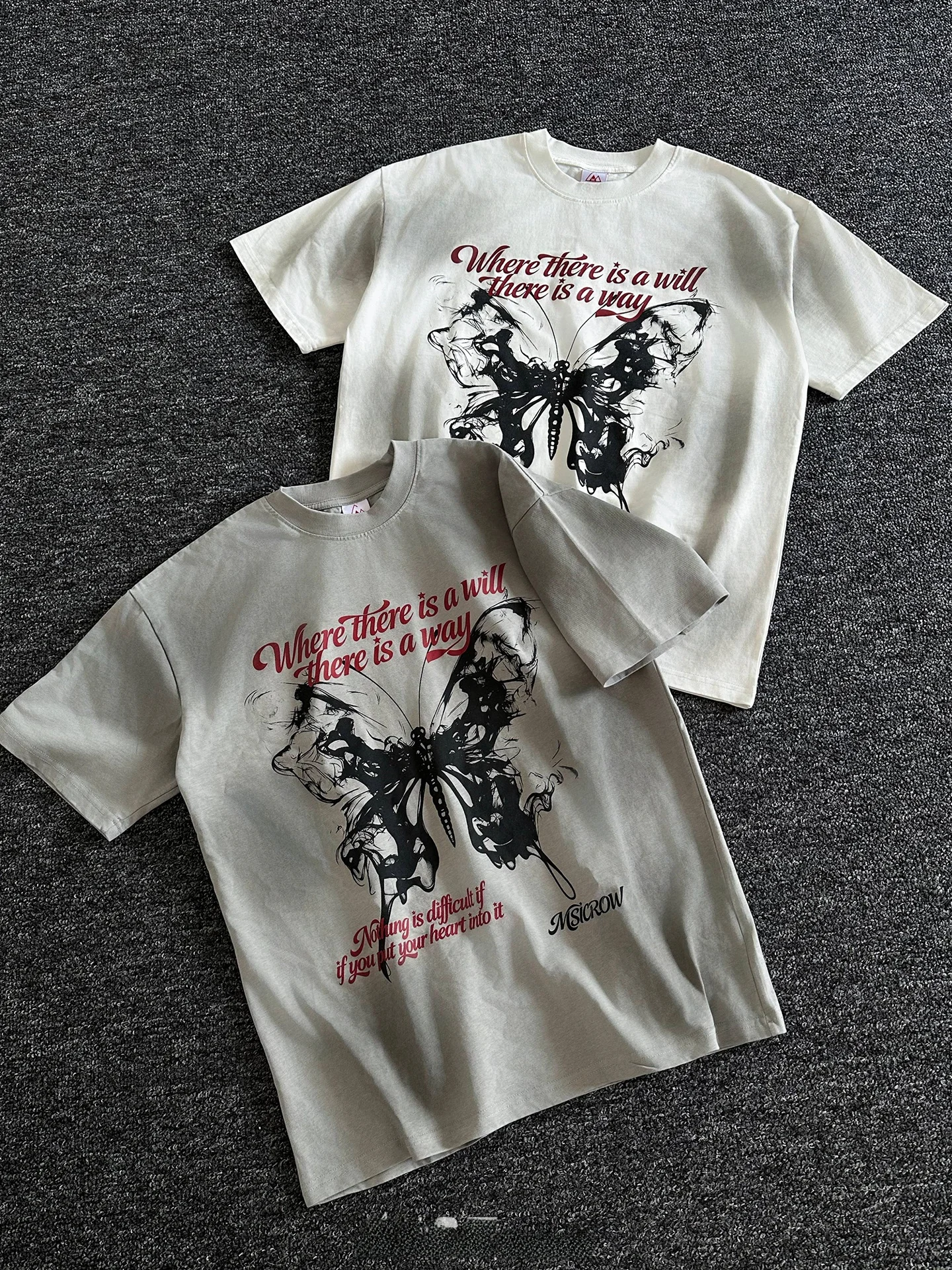 

Винтажная мужская футболка в уличном стиле с принтом, свободного кроя, с коротким рукавом, из чистого хлопка, повседневный топ, модный брендовый стиль