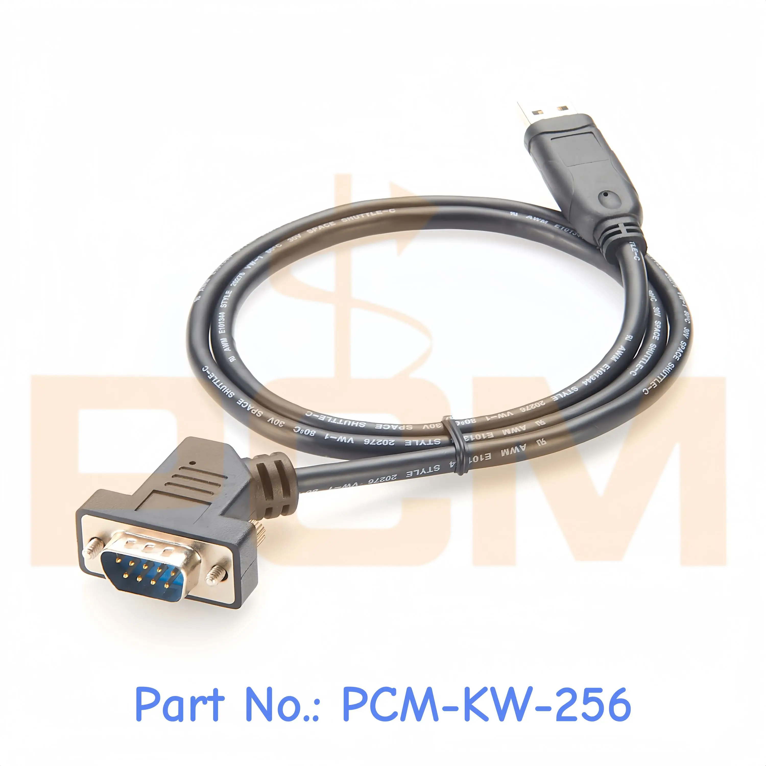 Angled USB to RS232 Adapter Cable with FT232RL Chip 45 Degree USB to RS232 Male DB9 Serial Programming Cable for Modem Scanner