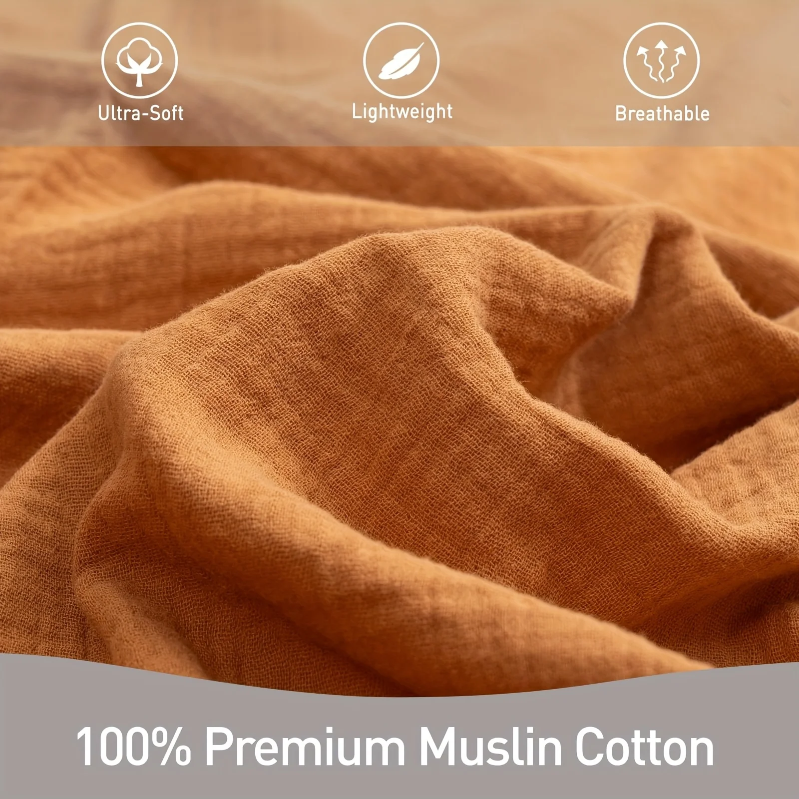 3-Pack Newborn Swaddle Blankets, Extra-Large 38x40 Inch Breathable Soft Cotton Swaddle Wraps, Essential Baby Shower Gift