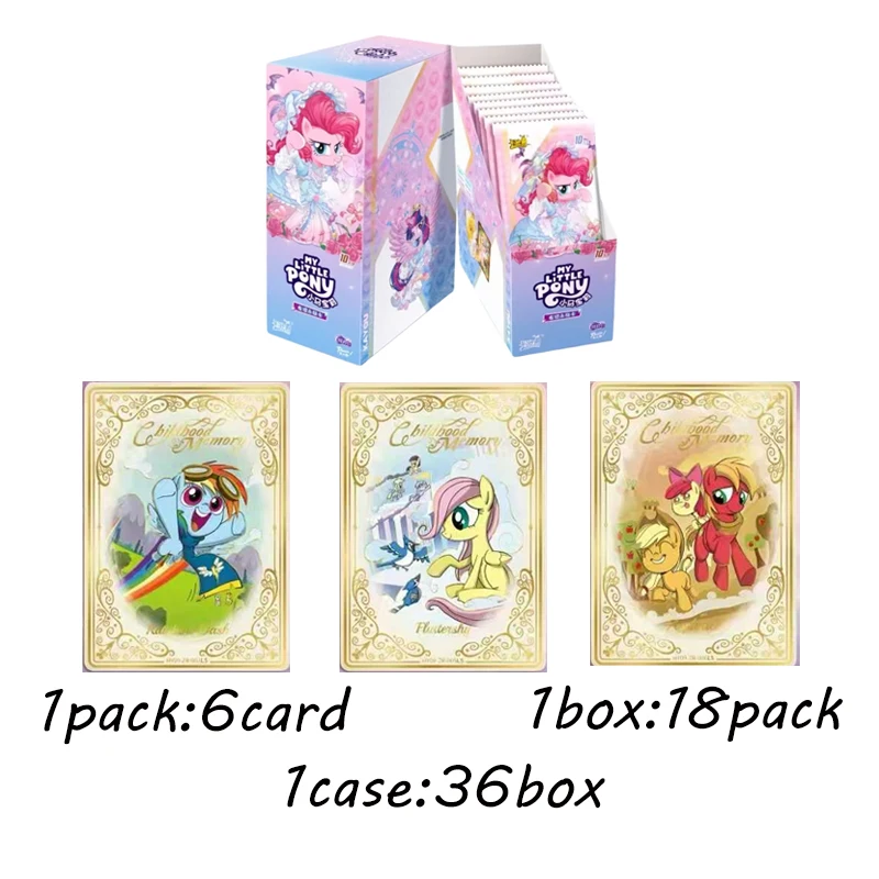 KAYOU wholesale My Little Pony Friendship Eternal Moon Glow Pack Wave 9 Full Box Rare Anime Trading Cards