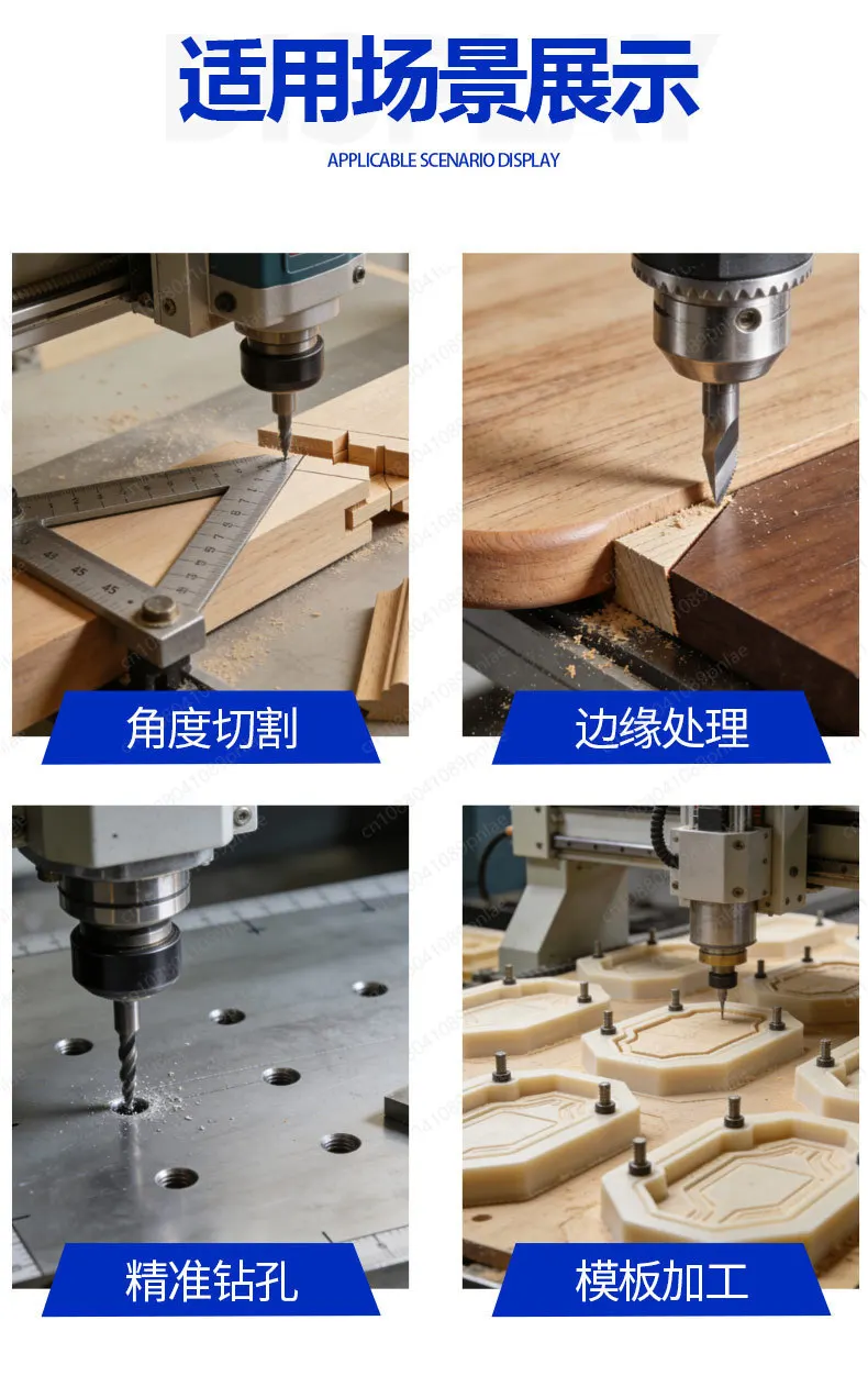 X8 Dual Purpose Router Flip Insert Plate Aluminum Base Board For Big Router & Electric Trimmer Woodworking Table Auxiliary Panel view 3