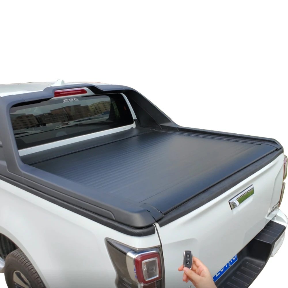 

High Quality Pickup Accessories Roller Lid Hard Tonneau Cover Electric Truck Bed Covers for Triton L200 Navara Hilux BT50 Ranger
