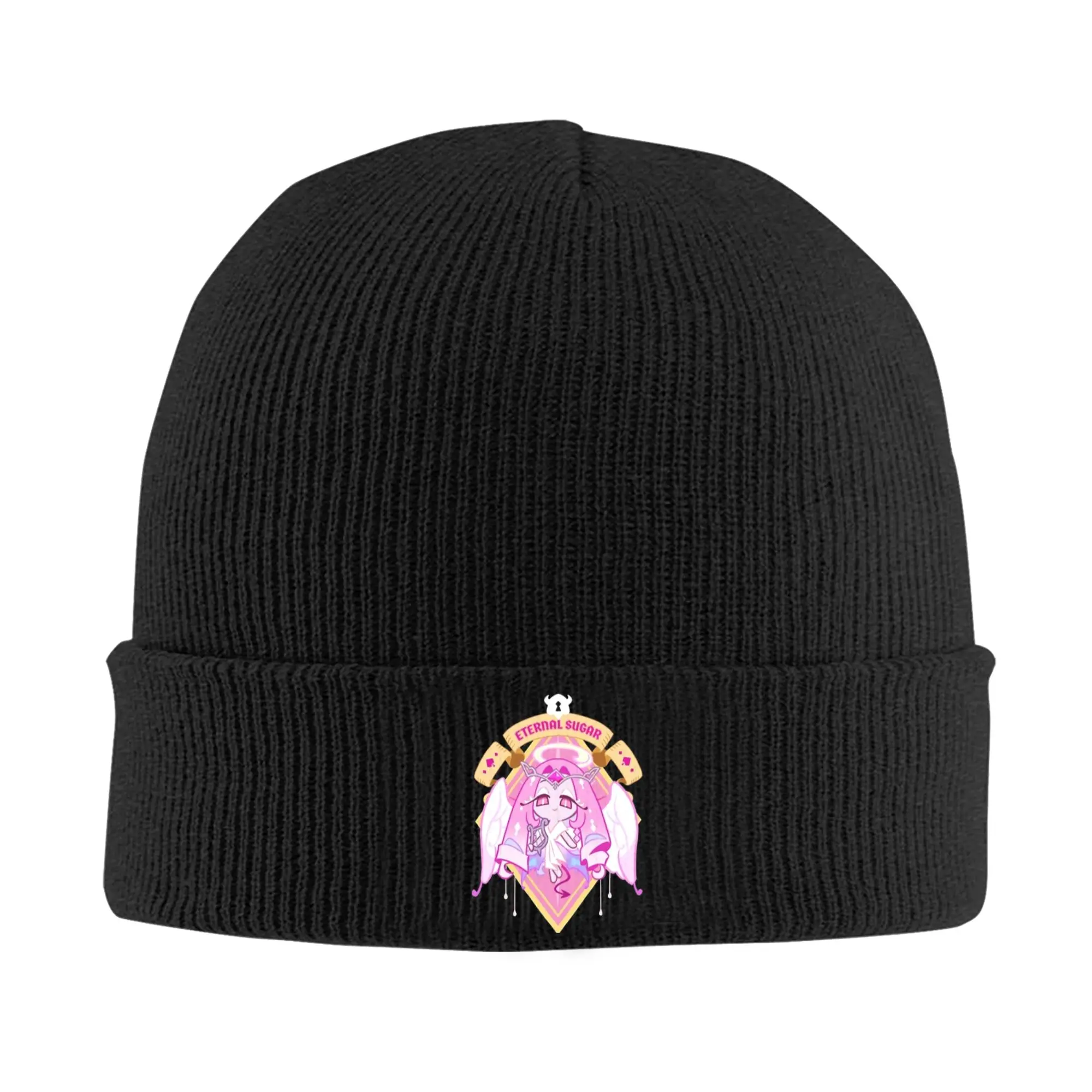 Cookie Run Kingdom Eternal Sugar Knitted Hat Beanies Winter Hats Warm Unisex Color Game Cartoon Caps for Men Women  Gifts