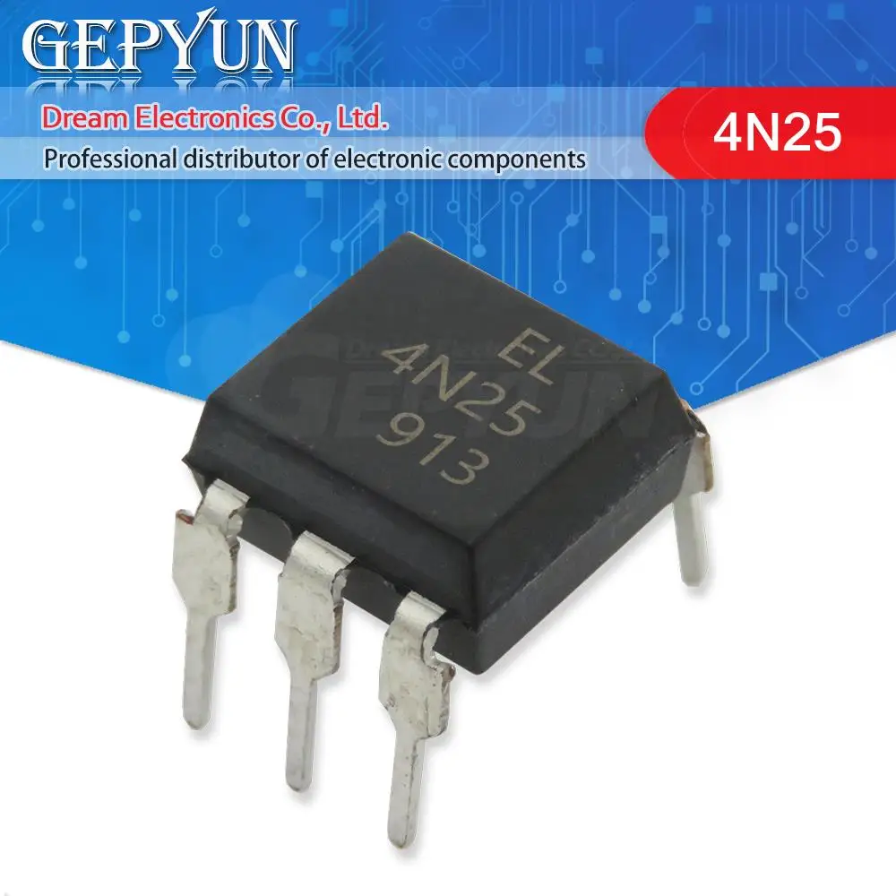 10 stücke el4n25 dip-6 4 n25 el4n35 dip6 4 n35 dip photo elektrischer koppler optokoppler neu