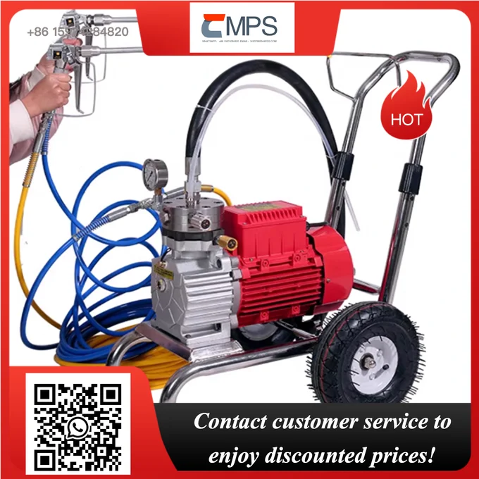 

6000W Professional and DIY Electric Airless Paint Sprayer with Double Pressure Wand Gun