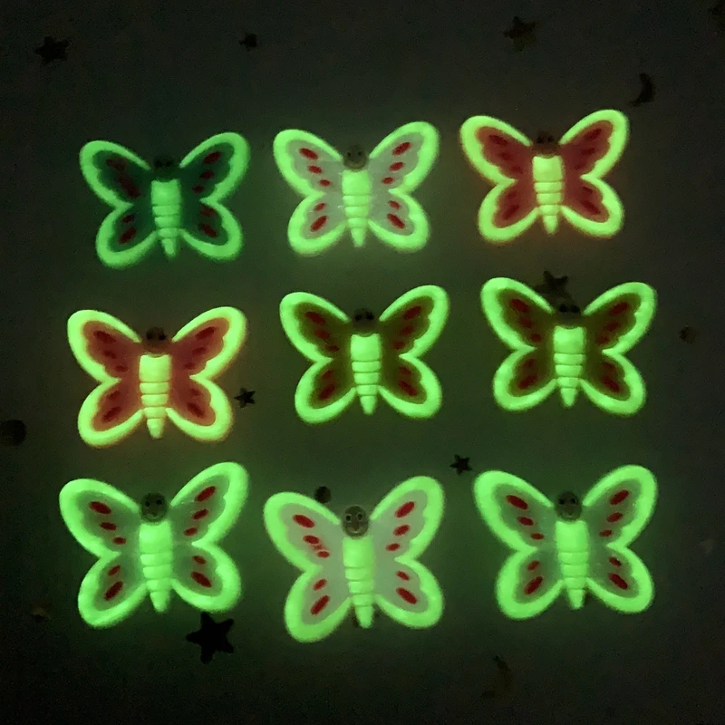 10pcs Cute Large butterfly PVC - огляд і ціна Embellishment Glue Craft