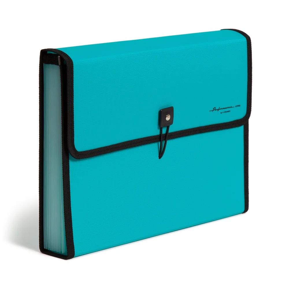 Carpeta de archivos de 13 bolsillos expandible duradera con pestañas codificadas en color proyectos organizadores registros financieros asignaciones escolares