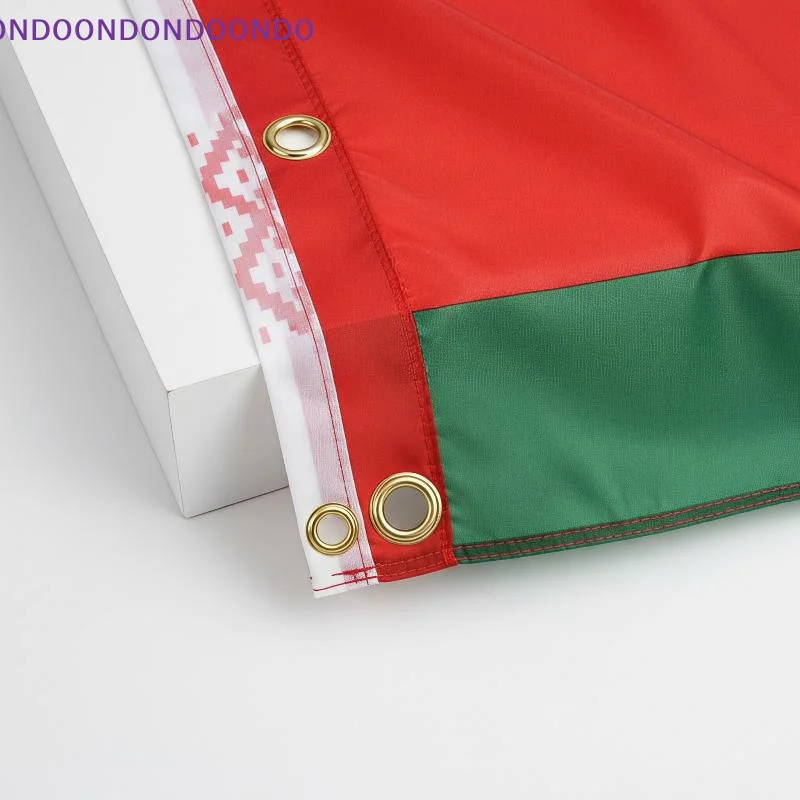 Belarus National Flag 90x150cm Double Stitched Edges Long Lasting Banner for National Holiday Parade Events