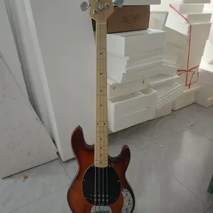 Electric Bass in Mahogany, Humbucker pickup, high quality, 4 string bass, 22 frets 10 Main Sales Electric Guitar - №7