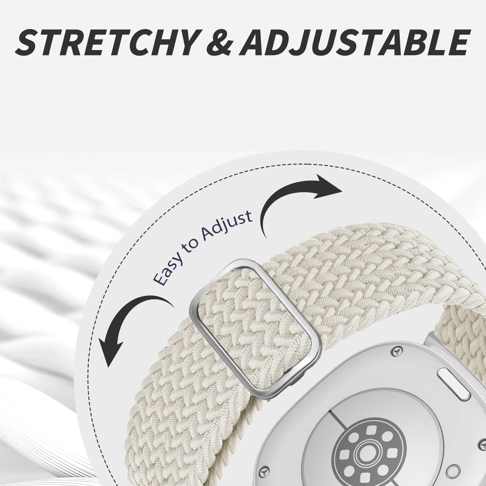 Плетеная петля для Samsung Galaxy Watch 8, ремешок 44 мм, 40 мм, регулируемый нейлоновый ремень, браслет correa Galaxy watch 8, классический ремешок 46 мм