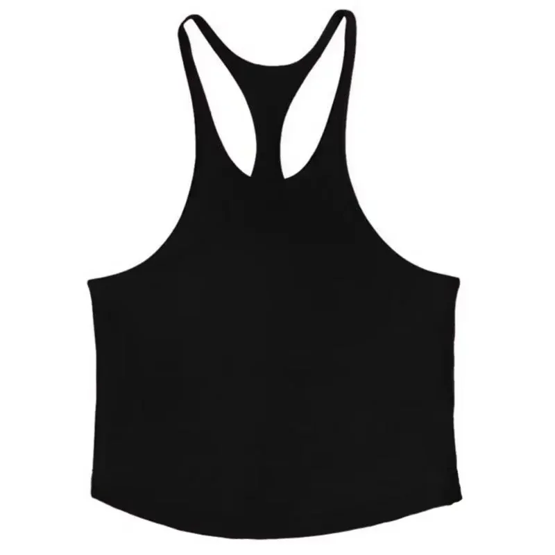 Laufwesten für Herren mit ANIMAL-Buchstaben-Print, Gym Stringer Tanktops aus Baumwolle, Ärmellose Bodybuilding-Singlets, Muskel-Fitness-Kleidung – Detail 7