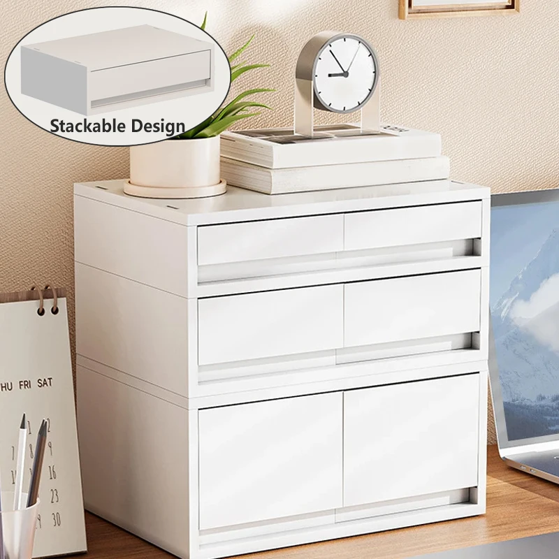 1PC Drawer Type Storage Box Desktop Coffee Cup Storage Boxes Plastic Kitchen Spice Bottle Organize Shelf Cosmetic Organize 수납 상자