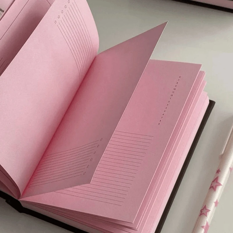 Журнал A6 Planner Kawaii — клубнично-шоколадно-розовый, идеальный подарок для дневника путешествий для девочек