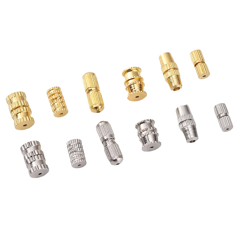 1/5/10Pcs/Lot Gold/Silver/Gunmetal Plated Screw Clasp Barrel For Bracelet Necklace Jewelry Making Connector Findings