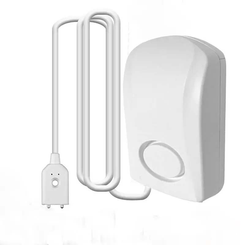 MINI Detector de desbordamiento de agua blanco, alarma de fuga de agua Wifi, alarma de Sensor de inundación de uso doméstico con Cable, sistema de seguridad para el hogar