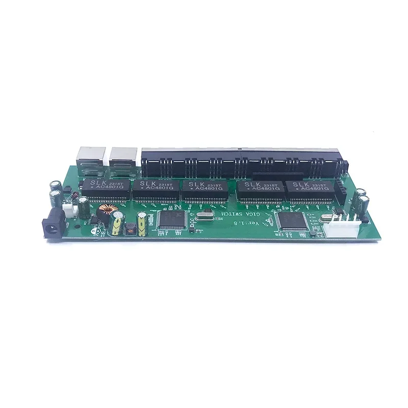 10 port 1000M gigabit switch Non standard 8POE 9V/12V/15V/18V/36V/48V/96V,2UPLINK Lightning and Static Protection