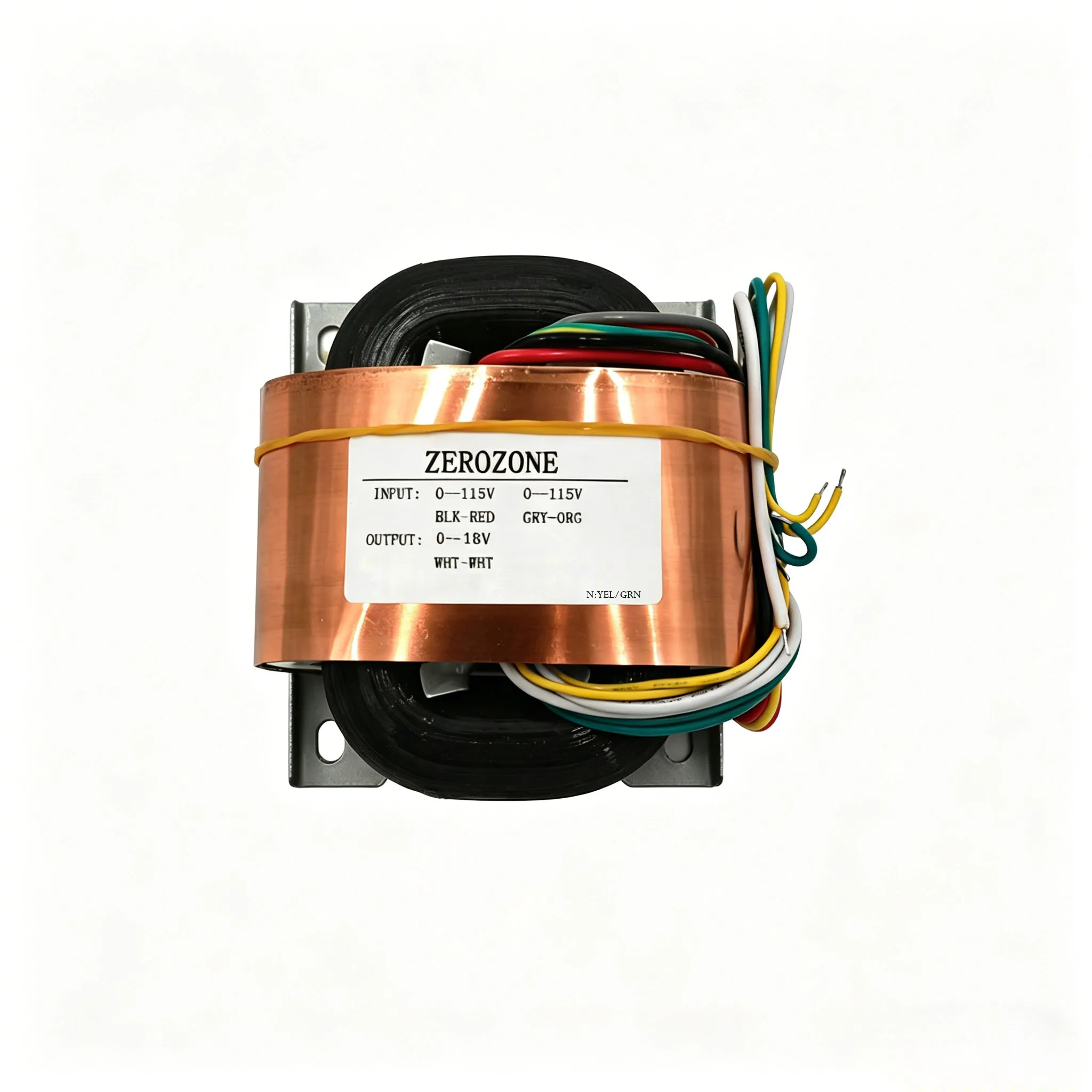 65VA R-core Power transformer single votlage AC9V AC12V  AC15V  AC18V AC20V AC23V AC24V  AC28V