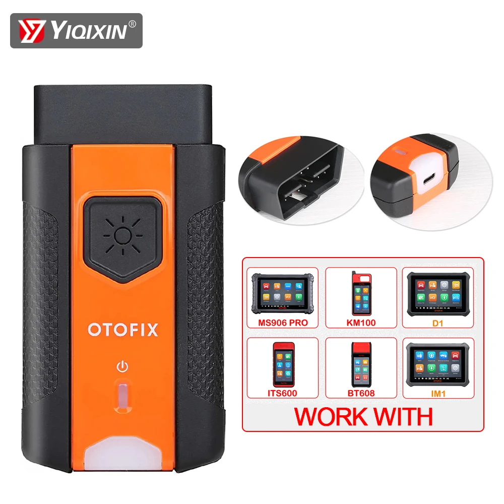 OTOFIX V1 موصل بلوتوث واجهة اتصال السيارة لـ OTOFIX D1 Lite/D1 Pro/D1 Plus/IM1/BT1/Autel MS906 PRO/KM100/BT609