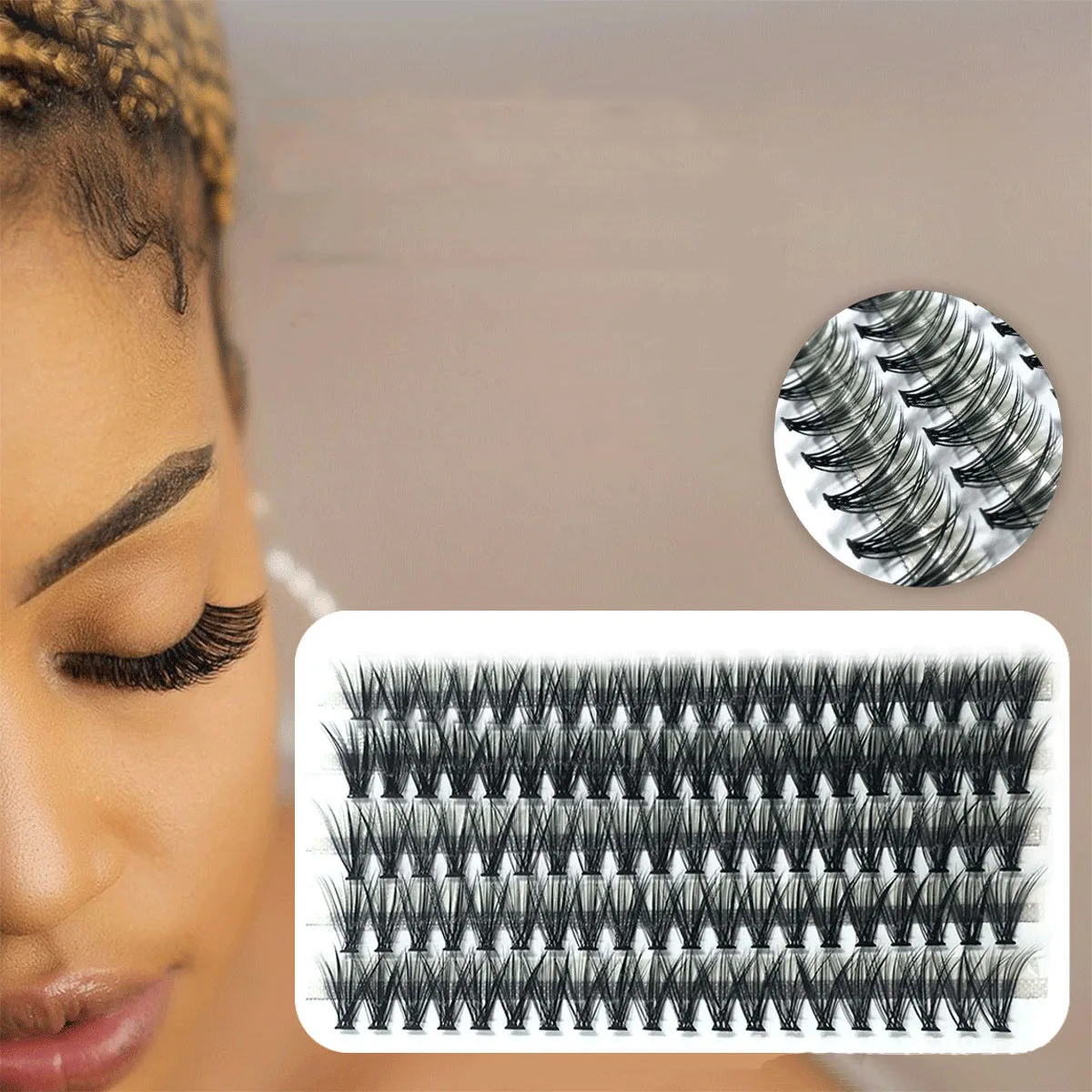 10D/20D/30D/40D 12-16mm  Curl Individual Lash Extensions Clusters Lashes Soft&Natural False Eyelashes ﻿