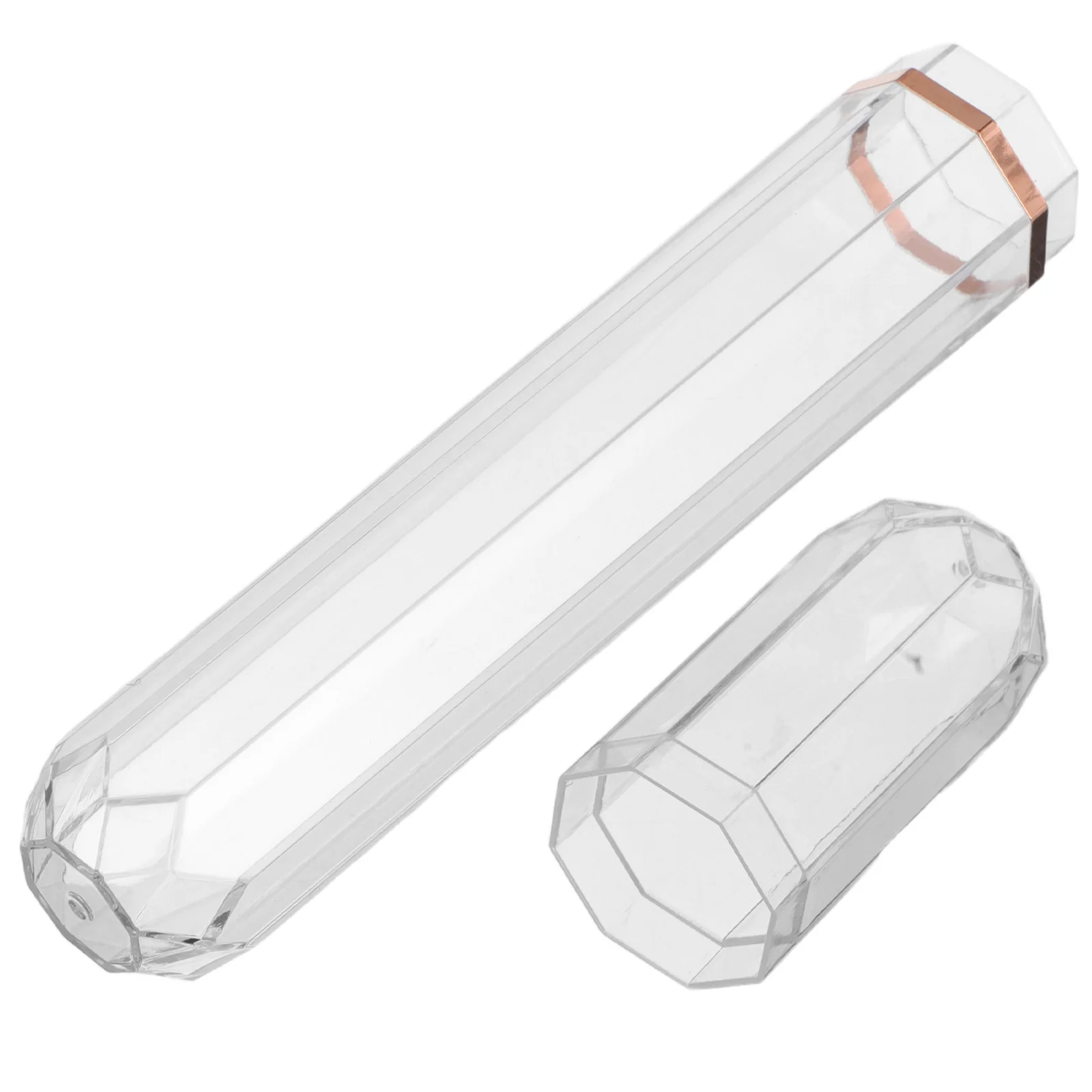 Cigar Tube Acrylic Transparent Portable Sealed Waterproof Travel Humidifier Protection Sleeve For Freshness