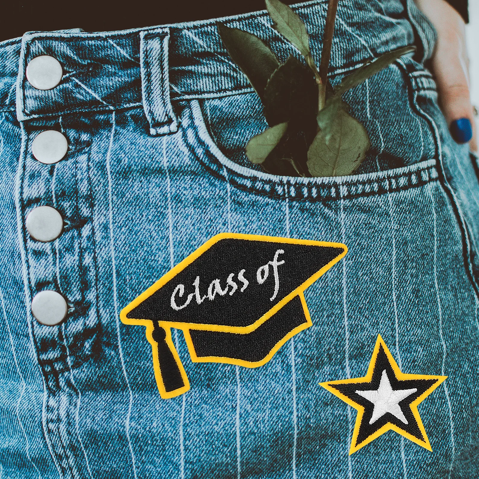 

Cloth Patches for Clothing Embroidered Diy Clothes Embroidery Polyester and Cotton