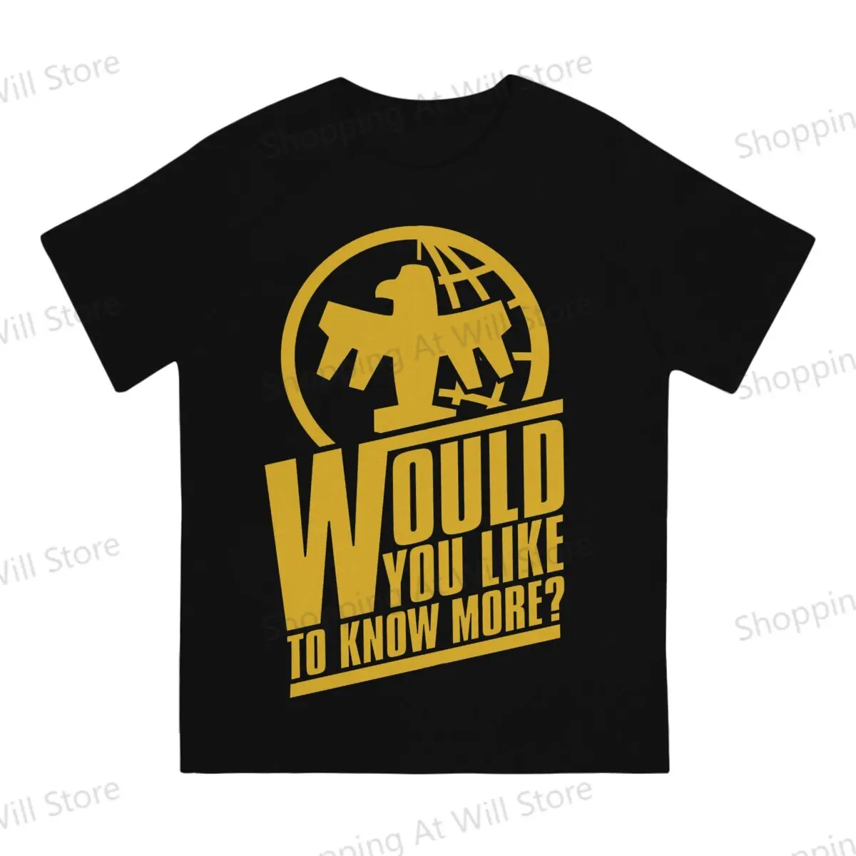 Tops 100% Cotton Fun You Like to Know More Men's and women's T-shirts Starship Troopers Tshirt Top