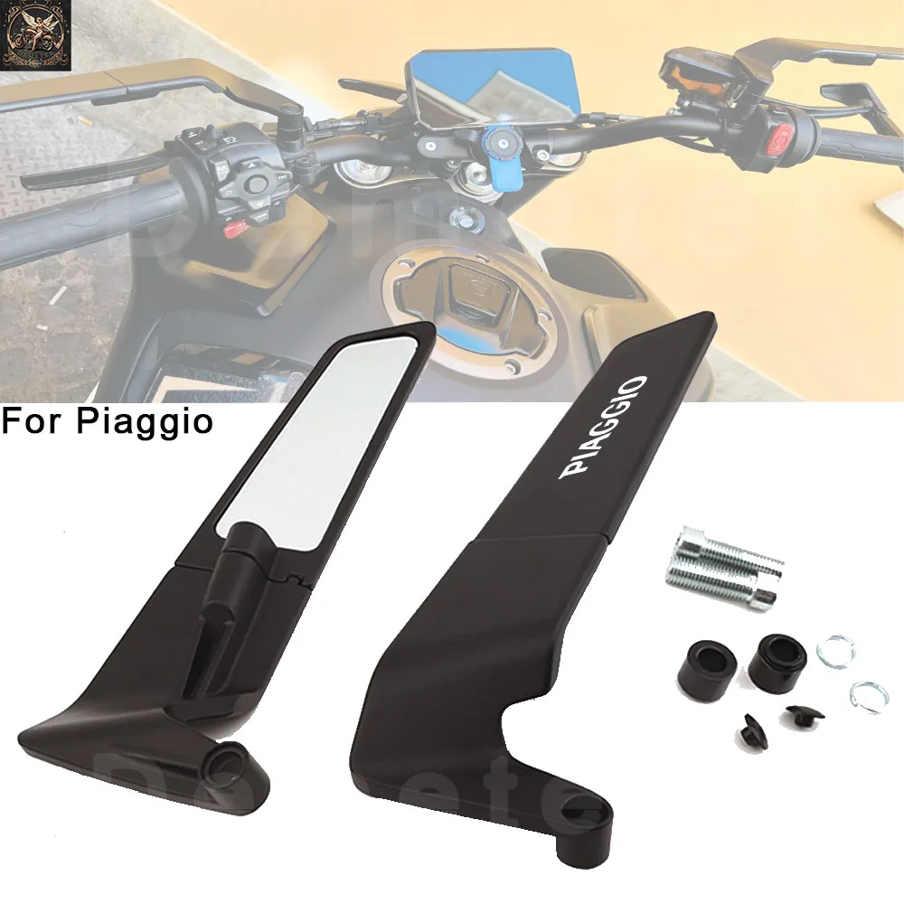 Nuevo para Piaggio MP3 250 300 500 HPE espejos Stealth Winglets tapas de espejo accesorios de motocicleta M8 M10 gran oferta