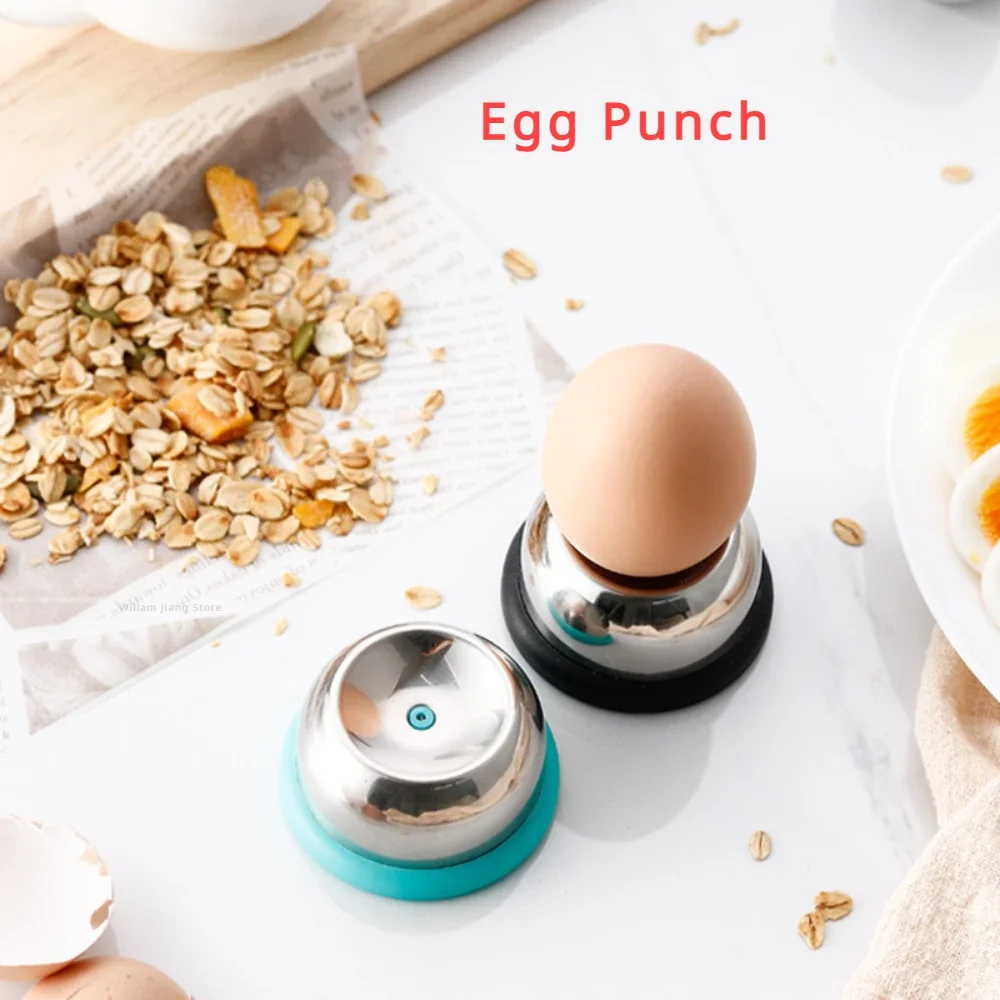 Boiled Egg Puncturer Stainless Steel Egg Puncture Separator Durable Egg Puncturer Kitchen Supplies For Eggs Items Accessories