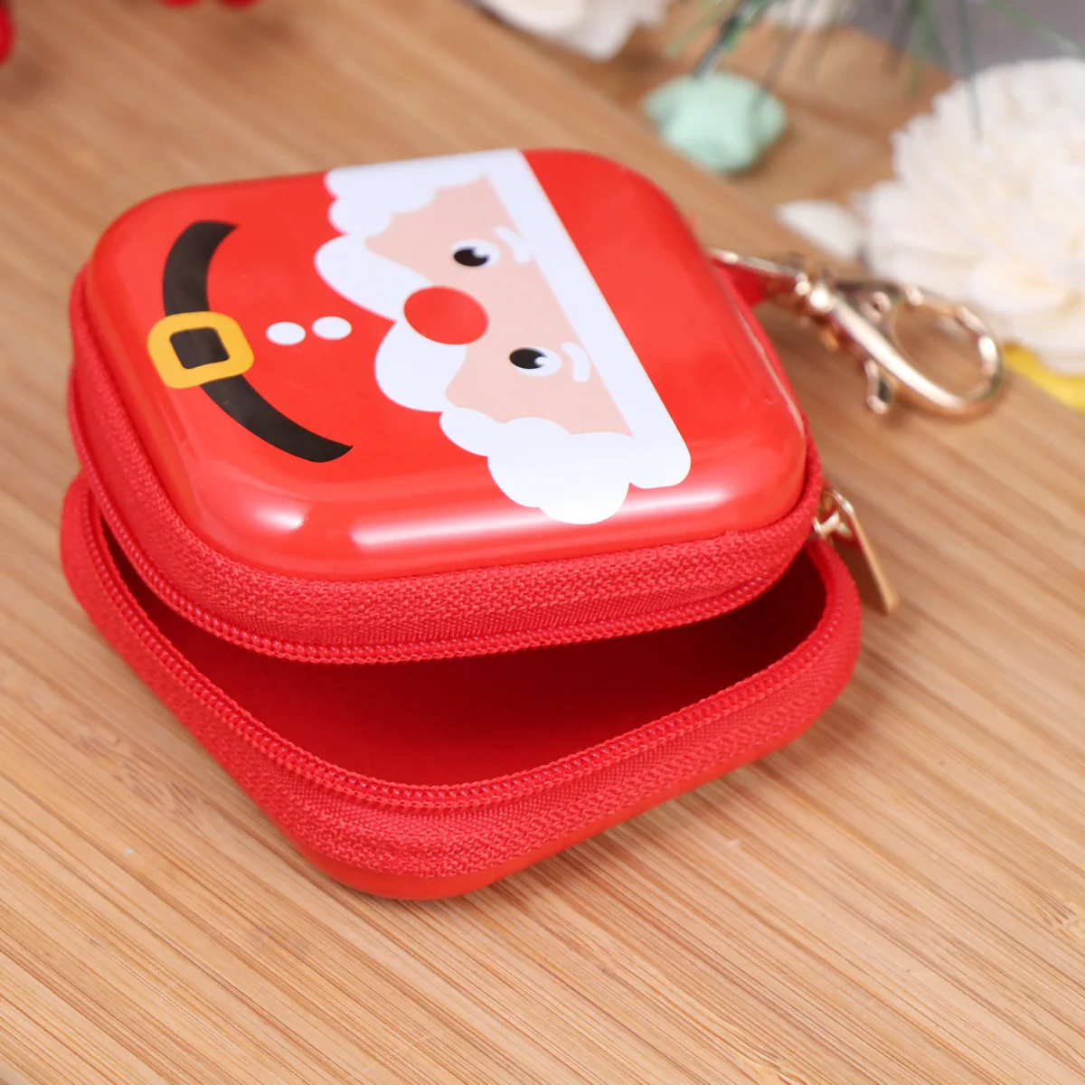 

Mini Coin Purse Small Hard Zipper Pouch For Coins Cards Keys Cosmetics Storage Christmas Gift Change Holder Key Bag Wallet Case