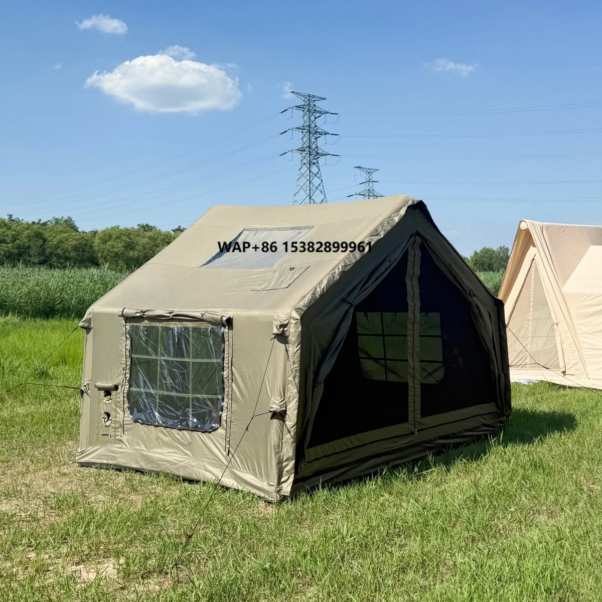 

Luxury New High Portable Inflatable PVC 420D Oxford 3000mm Waterproof UV-Resistant Quick Setup Family Party Outdoor