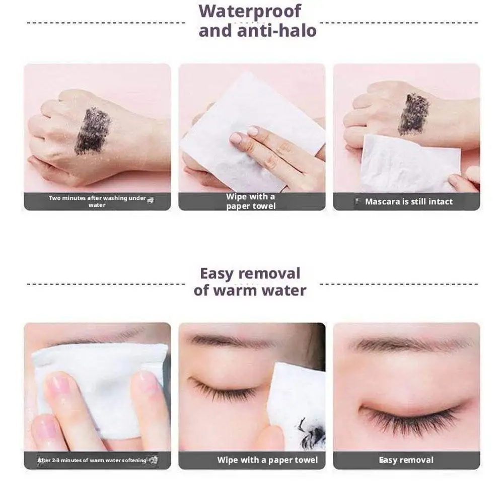 Mascara allongeant et épais, longue durée, imperméable, Extension de cils, brosse, maquillage de beauté, Mascara cosmétique