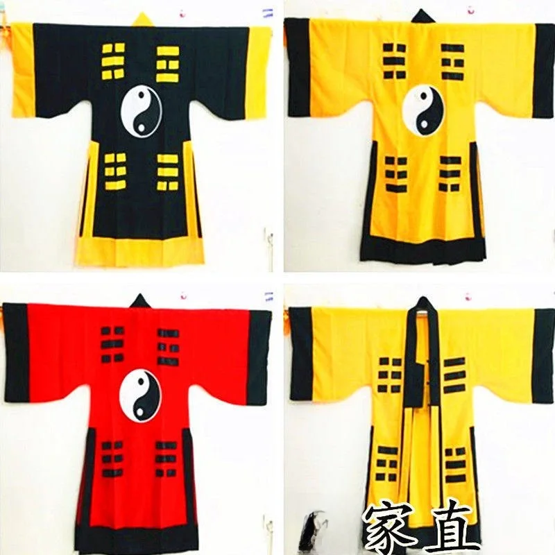 

Adult Halloween Costume Men's Ghost Clothes Black And White Unusual Zombie Qing Dynasty Daoist Priest Outfit Stage Performance
