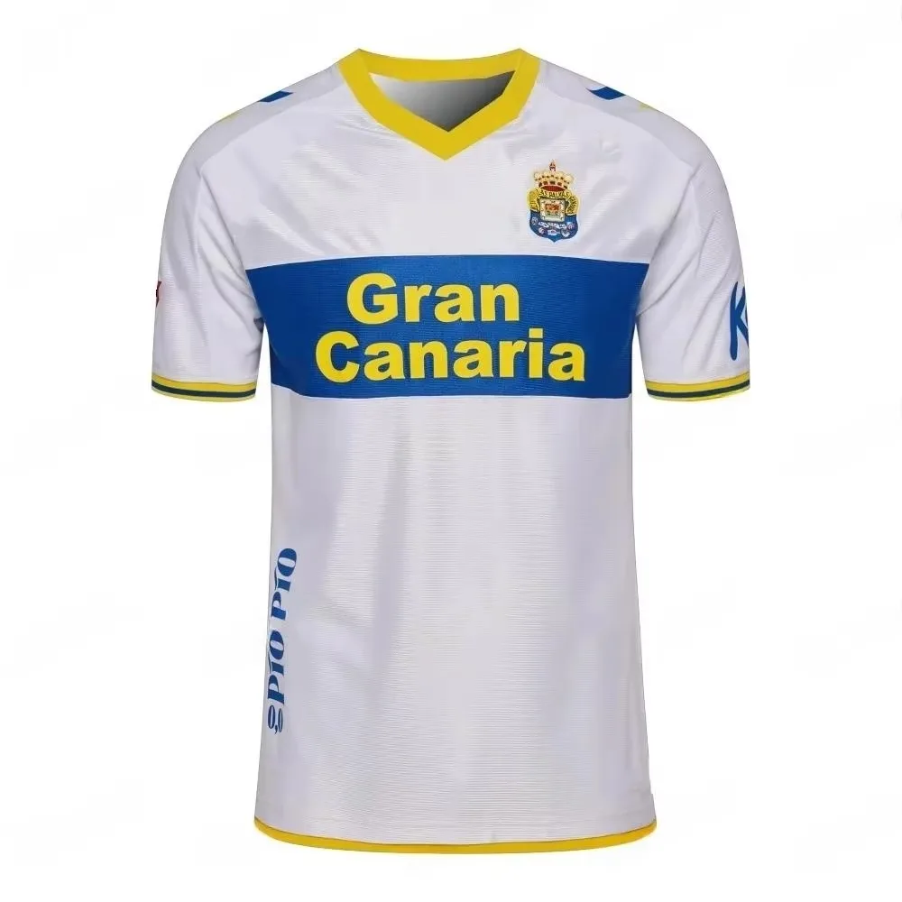 Men Soccer Jersey Yellow Blue Stripe Short Sleeve Football Shirt Quick Dry Breathable Sports Uniform Adult Training Match Fan