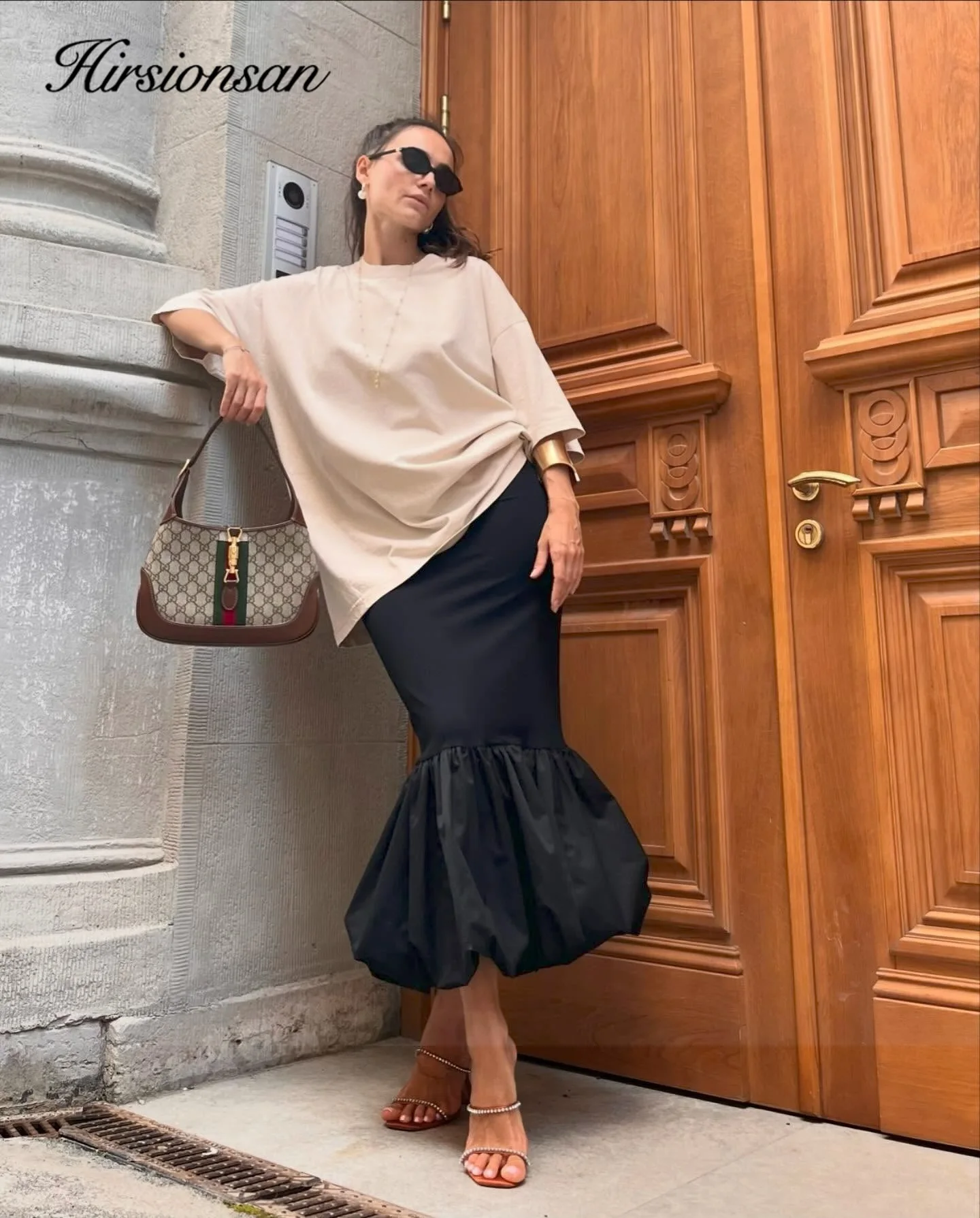 Hirisionsan A-line Spring Summer Satin Skirt Women Plaid Female Clothes 2026 New Casual High Waist Elegant Basic Midi Skirts Y2k
