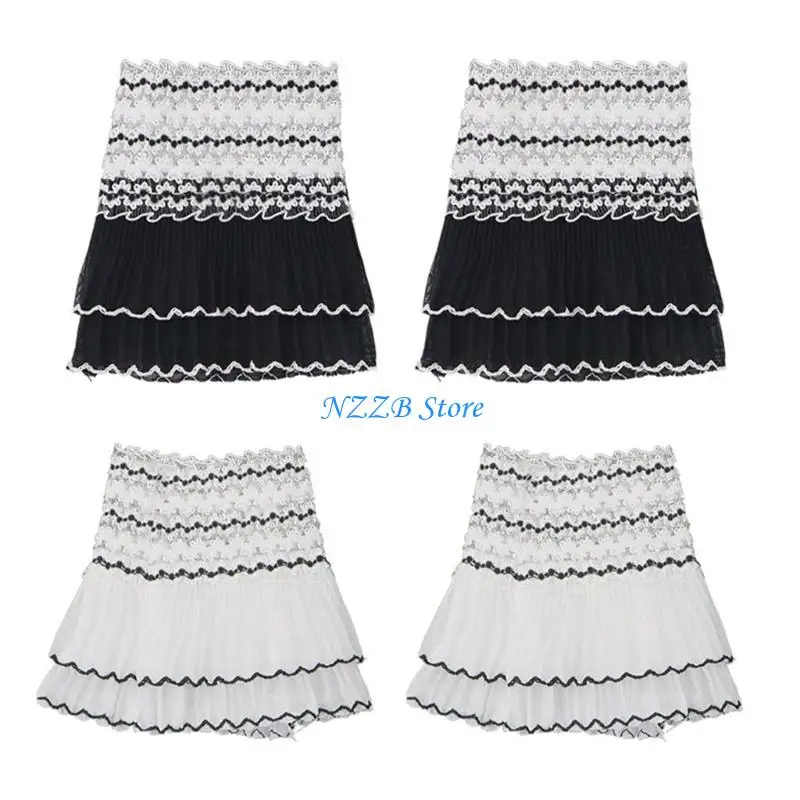 

T21F Standard Maid Costume Accessories Lace Hairpiece Lightweight Comfortable Role Play