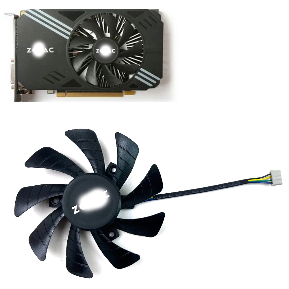 

85MM T129215SH GA92S2U GTX1060 GTX960 1660 Graphics Fan For Zotac GTX1060 P106 N1060IXOC 6GD Gtx 960 950 Mini ITX Graphics Fan