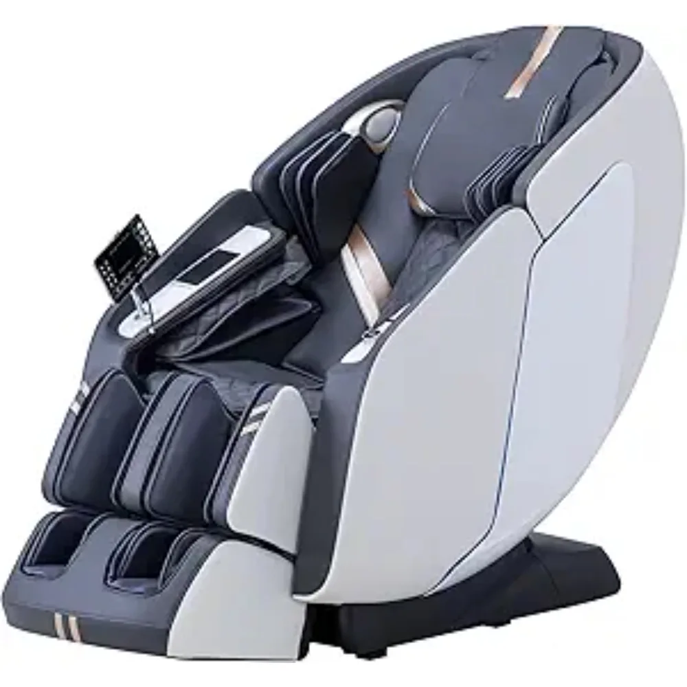 

Massage Chair with Zero Gravity, Extended Footrest, SL Track, Yoga Stretch, Foot Rollers, and Heating Comfort, Massage Chair