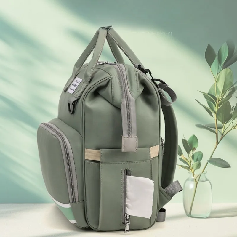 

Oxford Fabric Mommy Bag Large Capacity Lightweight Backpack Waterproof Maternity Diaper Bag for Travel Casual Hiking Backpack