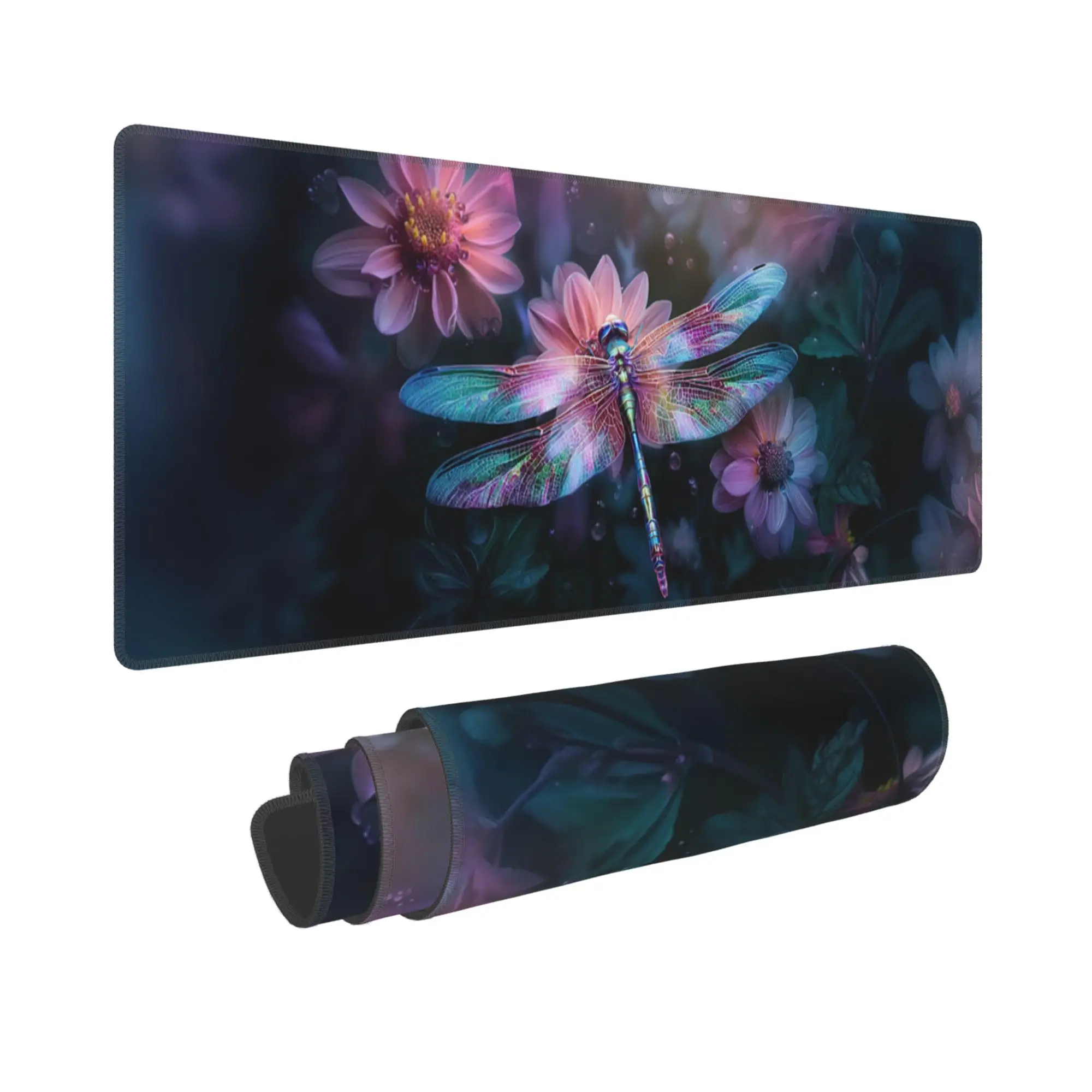 

Dragonfly Patterned Mouse Pad, A Cute Desktop Decoration, Anti-slip and Waterproof Gaming Mouse Pad, A Perfect Gift for Friends.