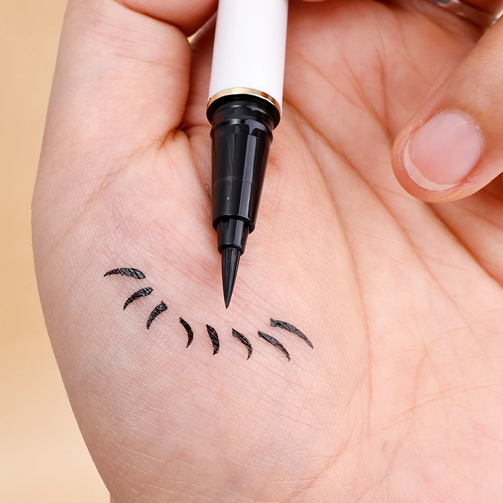 Matita per Eyeliner a lunga durata impermeabile Quick Dry marrone nero Ultra-sottile ultima matita per ciglia inferiore trucco cosmetici per la bellezza degli occhi