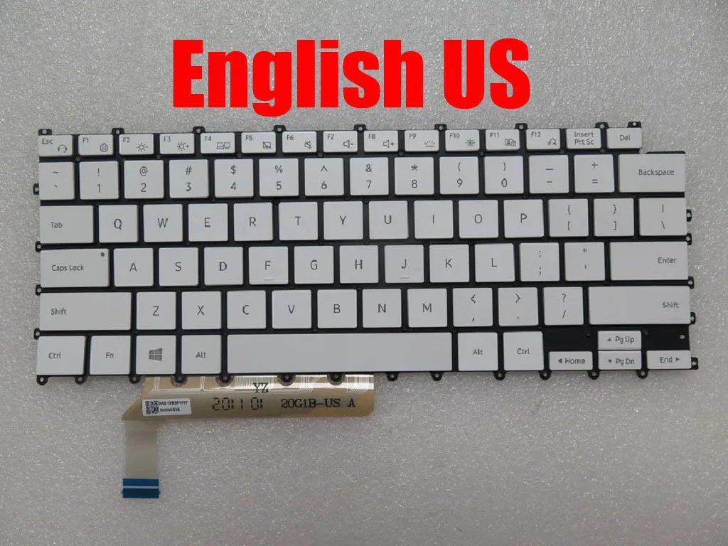 Laptop Backlit Keyboard For Samsung NP930XED 930XED Korea KR English US UK Germany GR Italy IT France FR Spain SP Nordic NE New